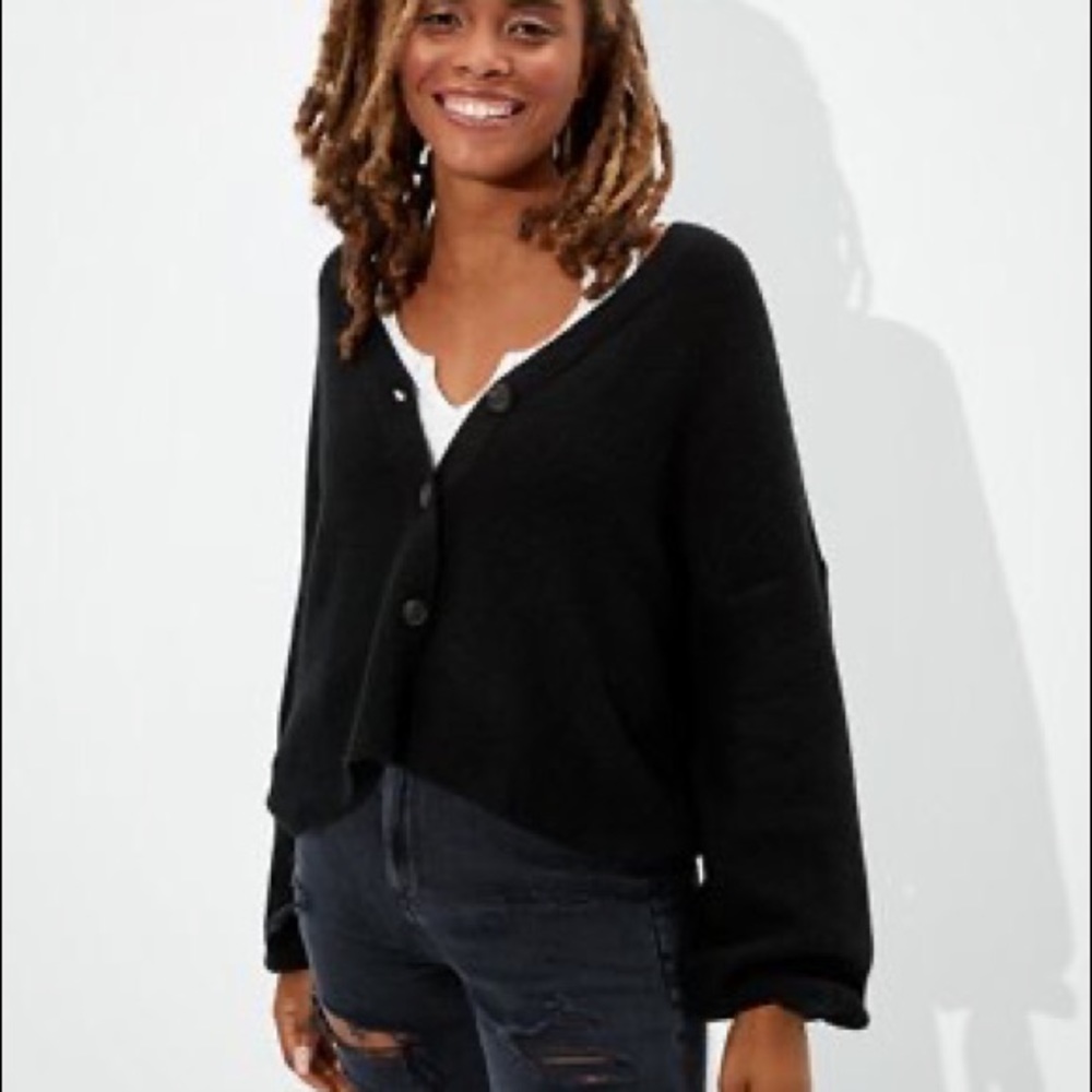 ‘AE dreamspun’ balloon sleeved cardigan